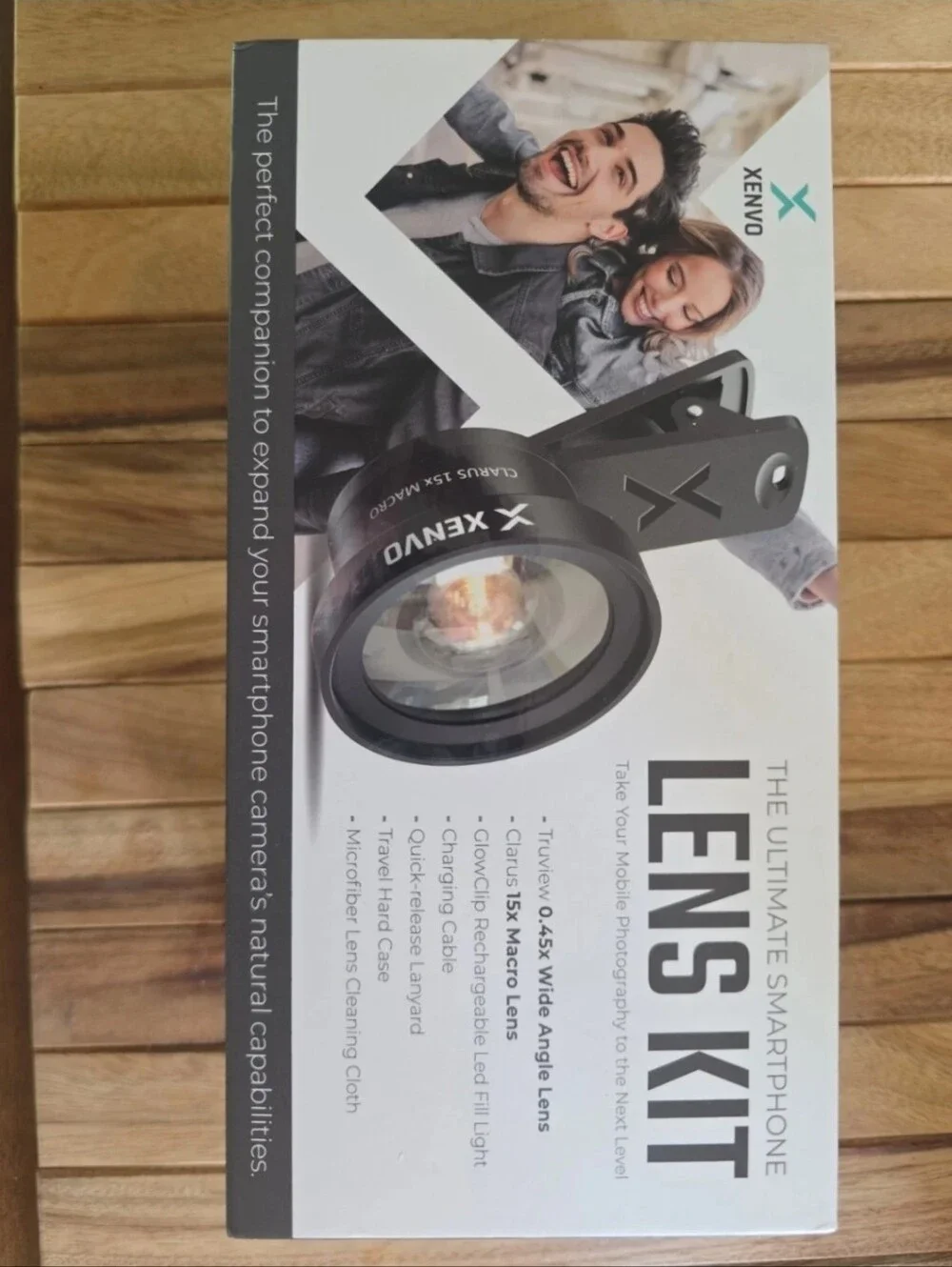 Xenvo Pro Lens Kit for iPhone and Android, Macro and Wide Angle Lens with LED
